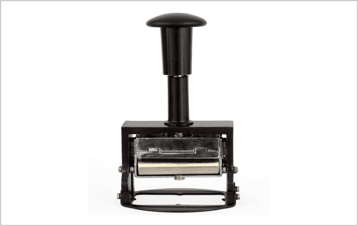 manual hand batch coding machine